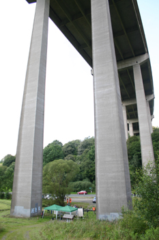 Autobahn A 45 Dortmund - Gießen Talbrücke Rinsdorf  Siegen Wilnsdorf 51