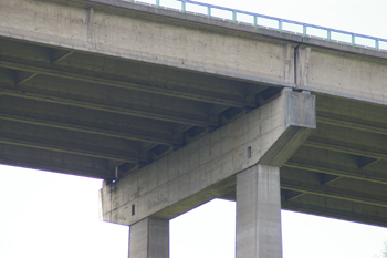 Autobahn A 45 Dortmund - Gießen Talbrücke Rinsdorf  Siegen Wilnsdorf 83