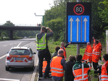 Autobahn A 57 Köln Temporäre Seitenstreifen Freigabe Horst Becker Winfried Pudenz Uwe Dewes 63