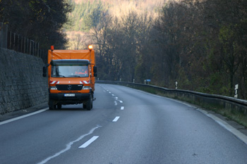 Autobahn A 8 Vollsperrung Albabstieg Drackensteiner Hang 56