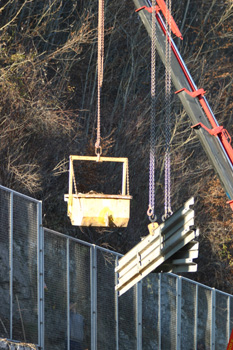 Autobahn A 8 Vollsperrung Albabstieg Drackensteiner Hang  Felssicherung 76