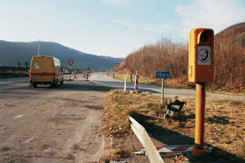 Autobahn A 8  Albaufstieg Grenze der Autobahnmeisterei 06