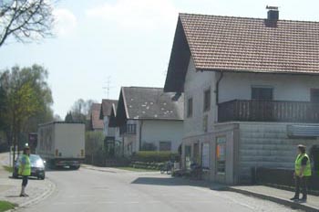 Autobahn A 94 München - Passau  Sperrung B 12 3