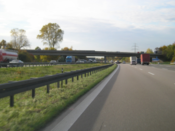 Autobahn A 99 Münchner Ring Überführung Aschheim alt B 471 428