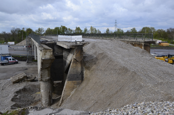 Autobahn A 99 Münchner Ring  Anschlußstelle Aschheim alt B 471 19