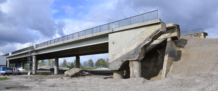 Autobahn A 99 Münchner Ring  Anschlußstelle Aschheim alt B 471 45