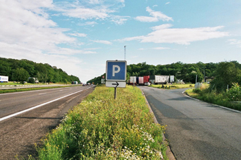 Autobahn Frankreich Parkplatz France Autoroute A31 Aire Les Menils 11