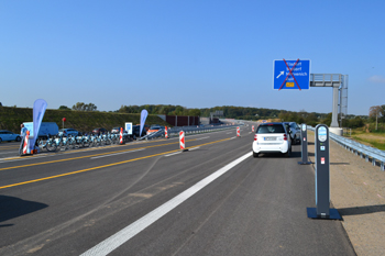 Autobahn Köln - Aachen Düren Kerpen Autobahnneubau Verkehrsfreigabe Autobahneinweihung04