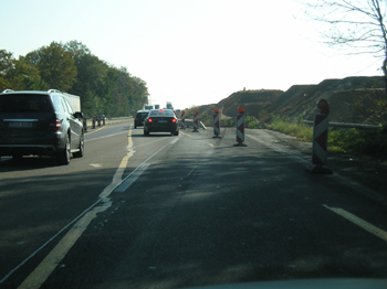 Autobahn Köln - Aachen Düren Kerpen Autobahnneubau Verkehrsumlegung 15