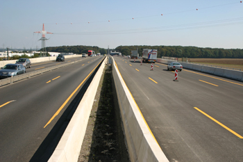 Autobahn Köln - Aachen Düren Kerpen Autobahnneubau Verkehrsumlegung 33
