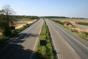 Autobahn Köln - Aachen Düren Kerpen Autobahnneubau Verkehrsumlegung 51