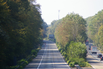 Autobahn Köln - Aachen Düren Kerpen Autobahnneubau Verkehrsumlegung 95