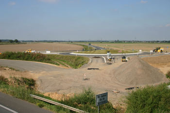 Autobahn Köln - Aachen Düren Kerpen Autobahnneubau Verkehrsumlegung  Elsdorf 52