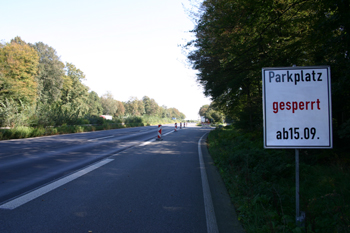 Autobahn Köln - Aachen Düren Kerpen Autobahnneubau Verkehrsumlegung  Parkplatz 63
