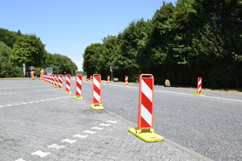 Autobahn Mll sammeln Verkehrsminister Al-Wazir Autobahnparkplatz Theital Niedernhausen 20