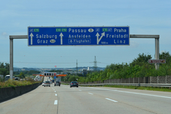 Autobahn Österreich Wien Schnellstraße Linz Salzburg Graz 91