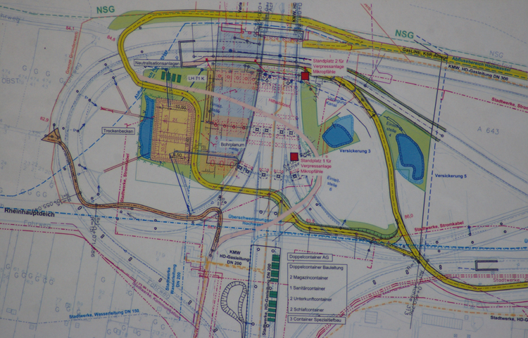 Autobahn Rheinbrücke Vorlandbrücke Mombach Mainz - Wiebaden Schiersteiner Brücke 02