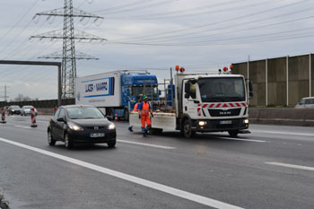 Autobahn Rückbau der Verkehrssicherung 52