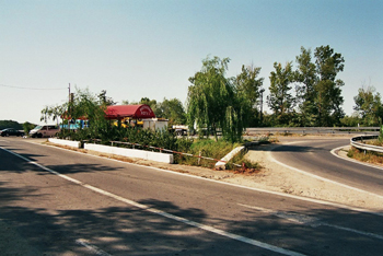 Autobahn Rumnien A1 Autostrada Pitesti - Bukarest Bucuresti Raststtte Tankstelle km 36 03