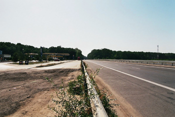 Autobahn Rumänien A1 Autostrada Pitesti - Bukarest Bucuresti Raststätte Tankstelle km 36 37