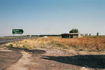Autobahn Rumnien A1 Autostrada Pitesti - Bukarest Bucuresti Raststtte km 42 25