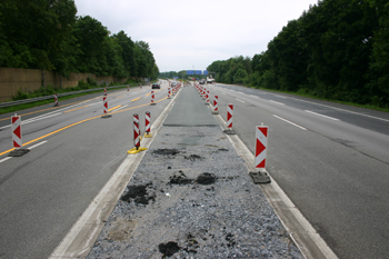 Autobahn Vollsperrung A52 Ruhrtalbrücke 26