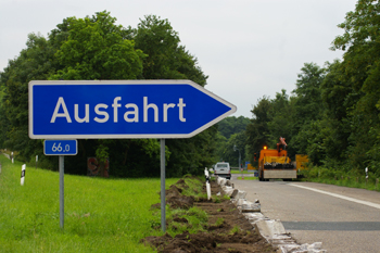 Autobahn Vollsperrung A52 Ruhrtalbrücke 61