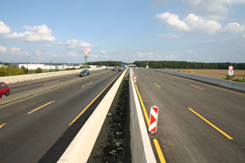 Autobahnbau A4 Kerpen Mittelstreifen 51