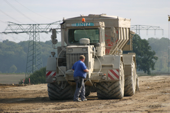 Autobahnbau A 72 Chemnitz - Leipzig Frohburg 77