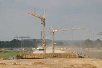 Autobahnbau A 72 Chemnitz - Leipzig Ratrhendorf 34