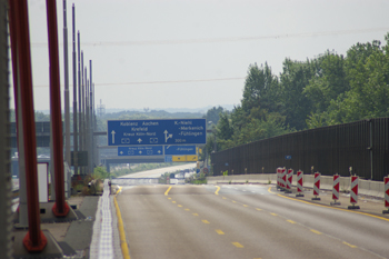 Autobahnbrücke A1 Leverkusen Köln-Merkenich Rheinbrücke Vollsperrung 11