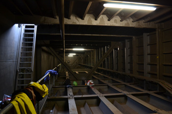 Autobahnbrücke Leverkusen Rheinbrücke Hohlkasten Autobahn A1 44