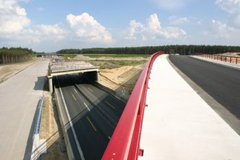 Autobahndreieck Havelland A 10 Berliner Ring A 24 Hamburg - Berlin Überflieger 26