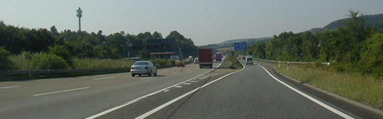 Autobahndreieck Kirchheim Bundesautobahnen A 7 A 4 14