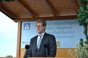 Autobahnfreigabe A8 Augsburg - Ulm sechsstreifiger Ausbau Burgau Pansuevia 80
