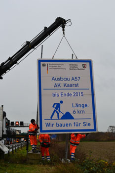 Autobahnfreigabe nach Ausbau 41