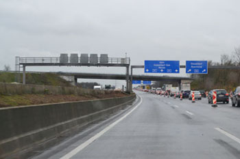 Autobahnfreigabe nach Ausbau 96