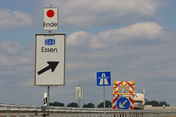 Autobahnkreuz Duisburg-Süd 371 Bundesfernstraße B 8 n A 59  