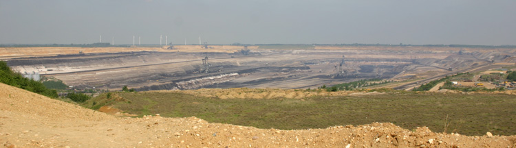 Autobahnkreuz Jackerath A 44 A 61 Braunkohle Tagebau Autobahnbaustelle 10