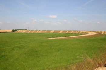 Autobahnkreuz Jackerath A 44 A 61 Braunkohle Tagebau Autobahnbaustelle 33