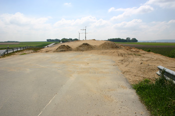 Autobahnkreuz Jackerath A 44 A 61 Braunkohle Tagebau Autobahnbaustelle 79