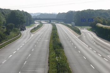 Autobahnkreuz Kaarst Bundesautobahnen A 52 A 57 0157