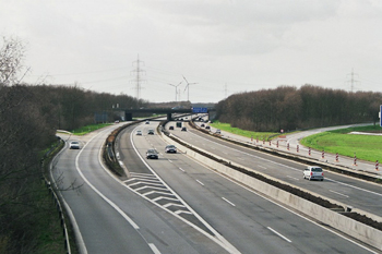 Autobahnkreuz Kaarst Bundesautobahnen A 52 A 57 20A