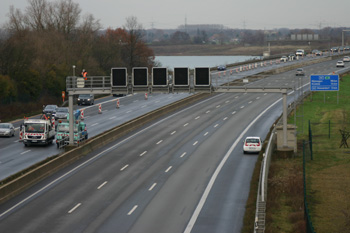 Autobahnkreuz Kaarst Verkehrssicherung 26