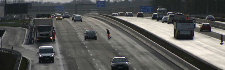 Autobahnkreuz Kaarst Verkehrssicherung 58