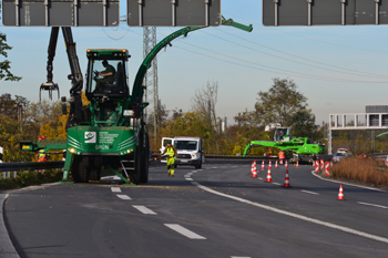 Autobahnkreuz Kaiserberg Duisburg Umbau Ausbau Bundesautobahn A3 A40 Ruhrschnellweg Spaghettiknoten Schimanski 426