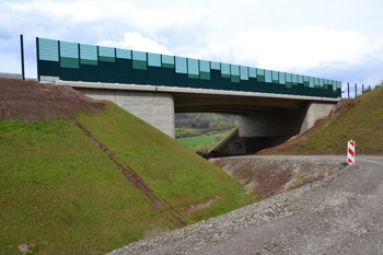 Autobahnneubau A44 Lückenschluß Kassel Eschwege Eisenach Ringgau Sontra Anschlußstelle 43