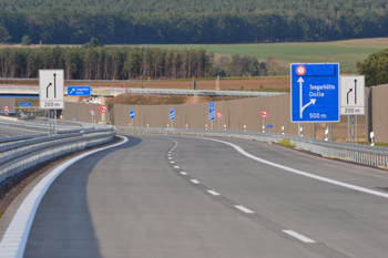 Autobahnneubau A 14 Colbitz Tangerhtte Ausbauende 46