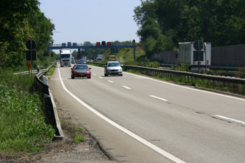 Autobahnparkplatz  Caesarpark Kaiserslautern   Gallapmühle A6 31