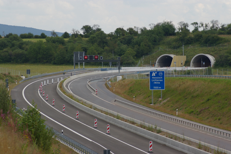 Autobahntunnel A 44 Schulbergtunnel 87